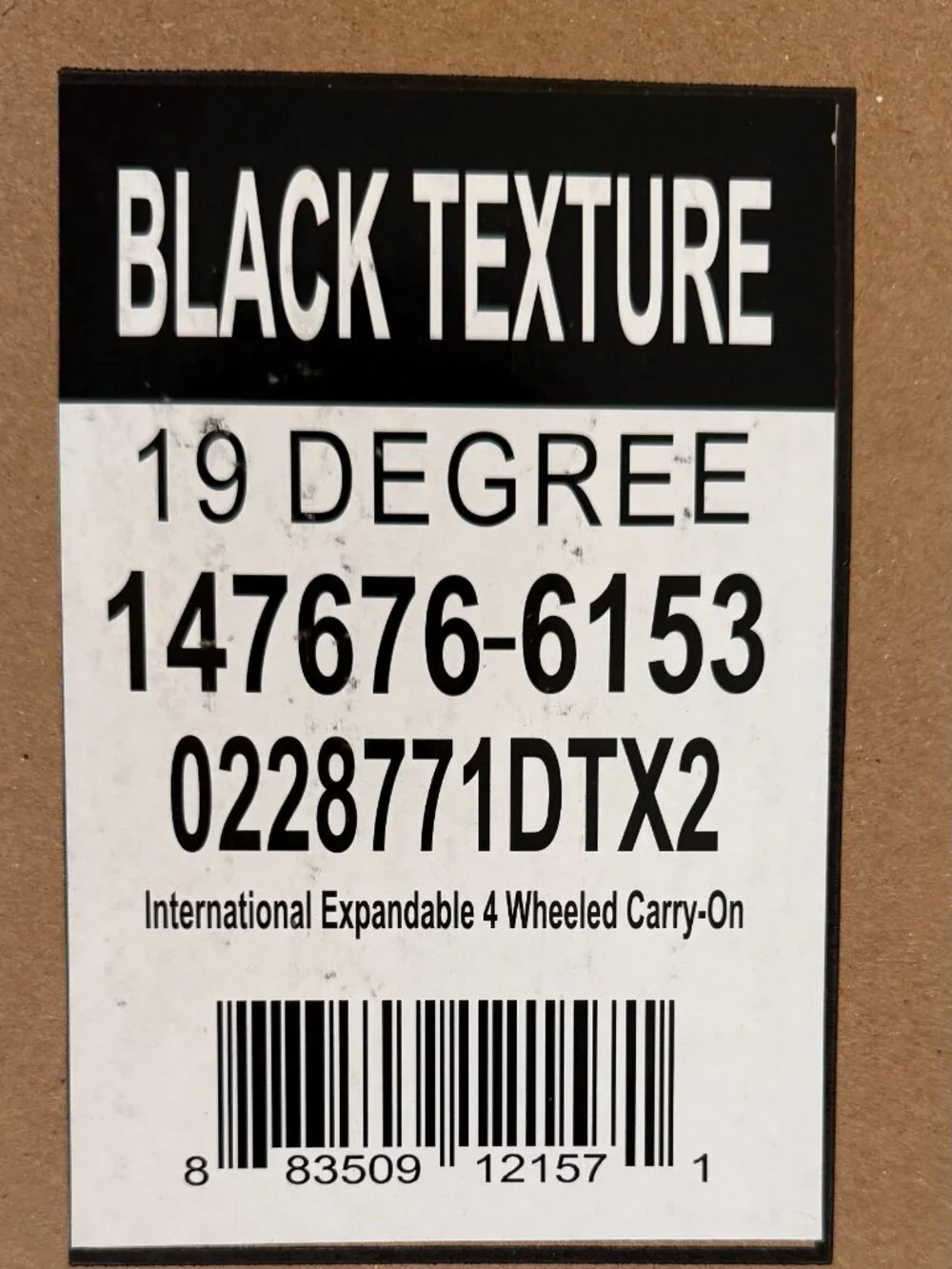 Tumi 19 degree